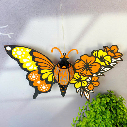 Butterfly Flower 3 - 3D Paper Lantern File - Cricut File  -