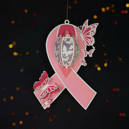 Cancer - 3D Paper Cut Lantern File  - Cricut File  -